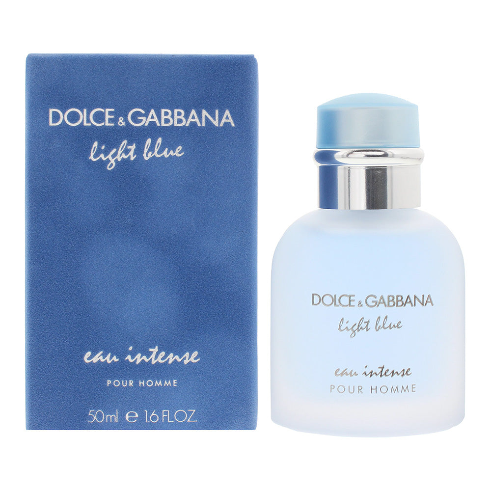 Dolce Gabbana Light Blue Eau Intense Pour Homme Eau de Parfum 50ml