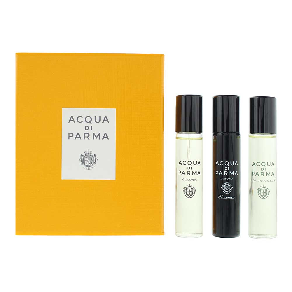Acqua Di Parma Colonia Discovery Set 3 Piece Gift Set: Colonia Eau de Cologne 12ml - Colonia Essenza Eau de Cologne 12ml -Colonia Eau de Cologne 12ml