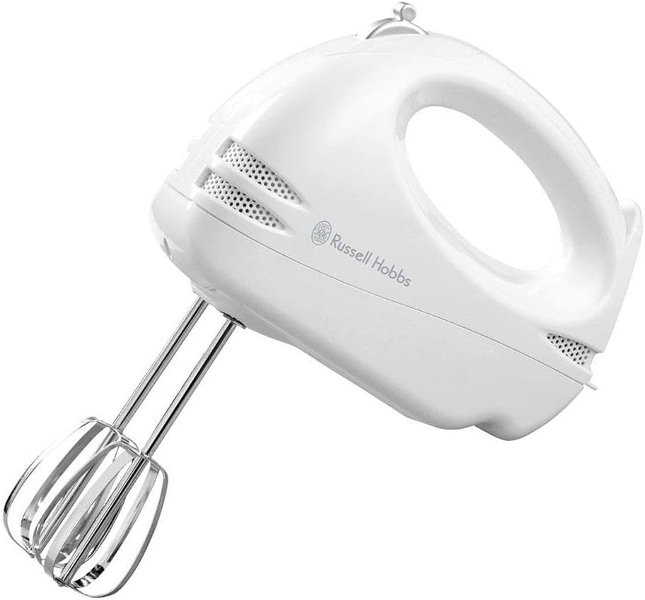 Russell Hobbs Hand Mixer | 125w | 6 Speed | Chrome beaters