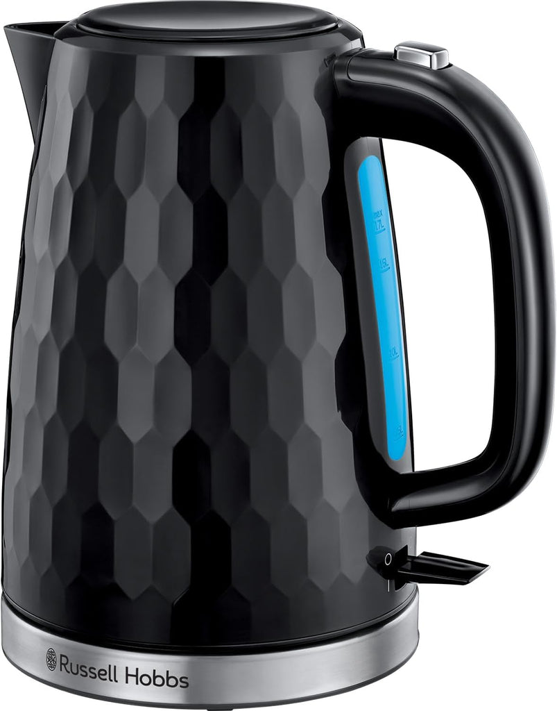 Russell Hobbs Kettle | 1.7L | 3kW | Honeycomb | Black