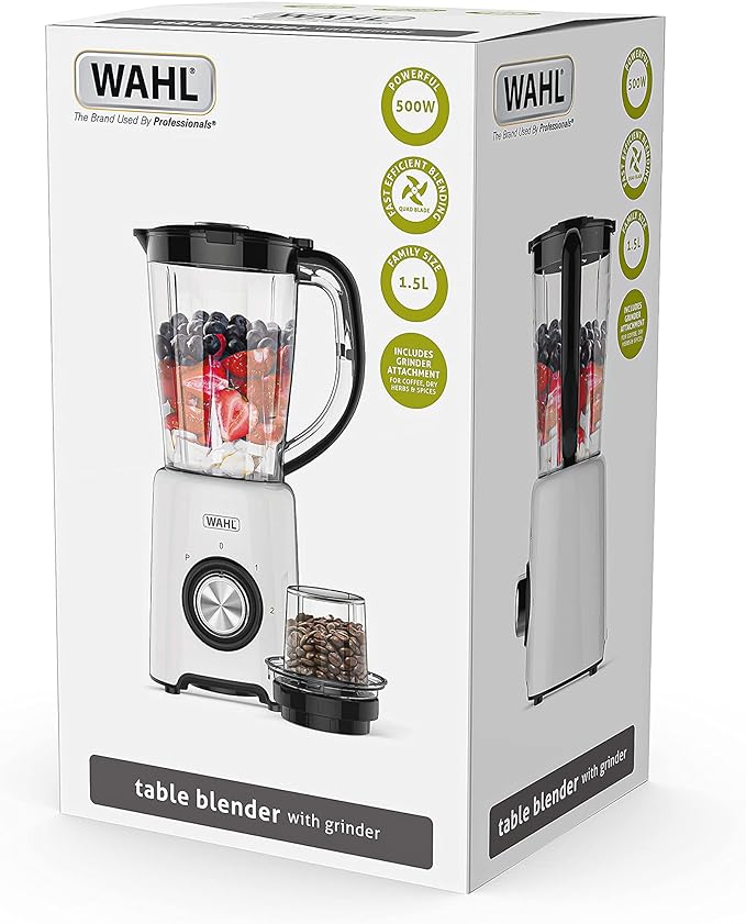 Wahl Blender & Grinder | 500w 1.5L | 2 Speed | Whi