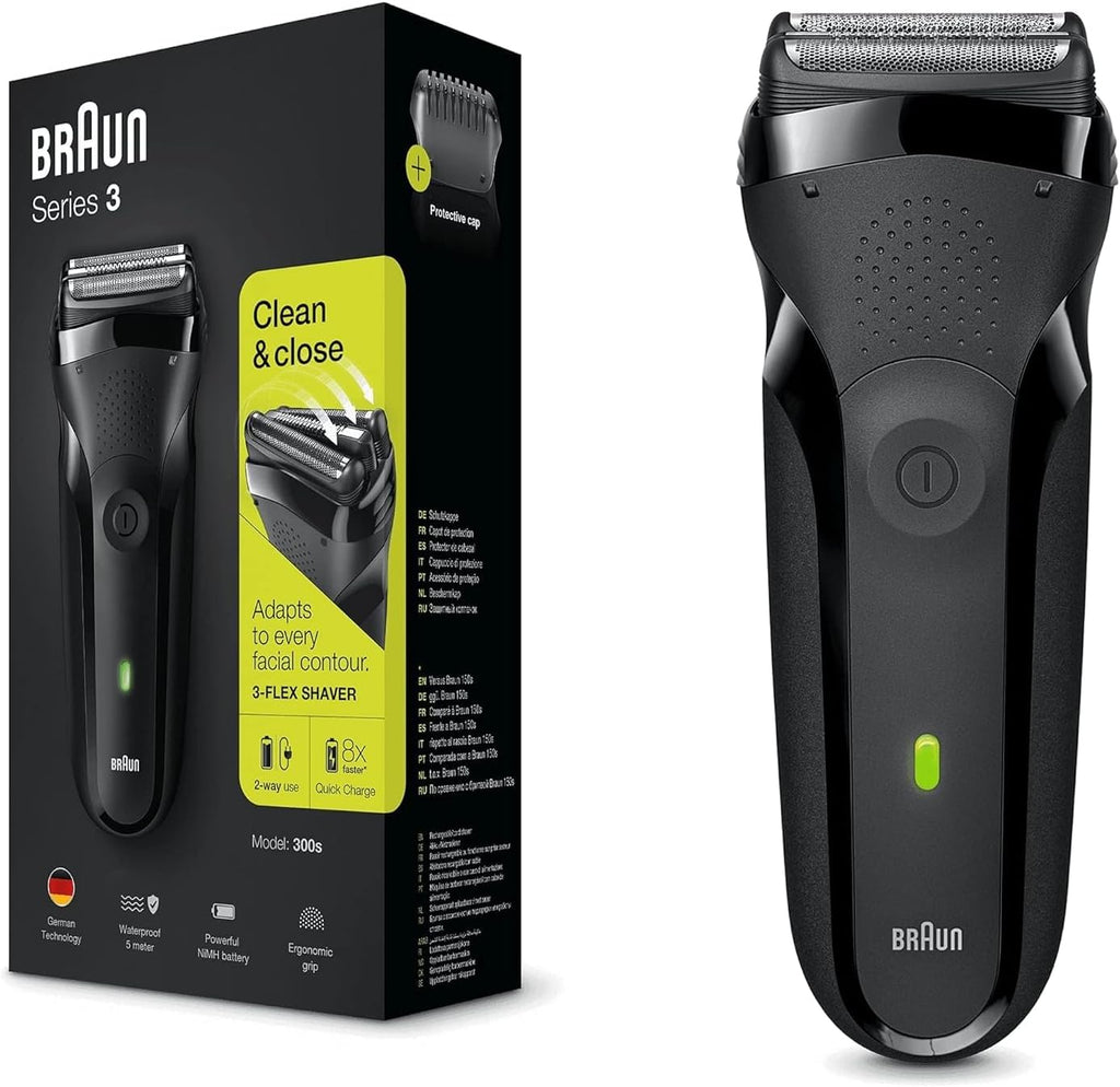 Braun Shaver | Series 3 | UK Shaver Plug |Waterproof