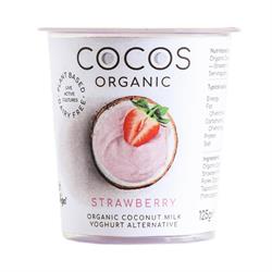 Cocos Organic Strawberry Coconut Milk Yoghurt Alternative 125g