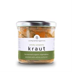 Completeorganics Sauerkraut Smoky Jalapeno Organic 210g