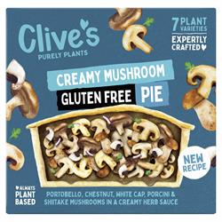 Clives Clive's (Non Organic) Gluten Free Creamy Mushroom Pie 235g
