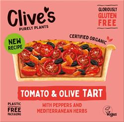 Clives Vegan Tart - Tomato & Olive Provencale 150g