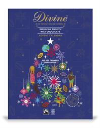 Divine Chocolate Fairtrade Milk Chocolate Advent Calendar 85g