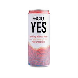 eauYES Sparkling Mineral Water FREE eauYES Pink Grapefruit Sparkling Mineral Water 330ml