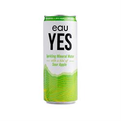 eauYES Sparkling Mineral Water FREE eauYES Sour Apple Sparkling Mineral Water 330ml