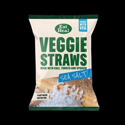Eat Real Eat Real Veggie Straws Sea Salt 45g