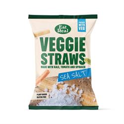 Eat Real Eat Real Veggie Straws Sea Salt 110g