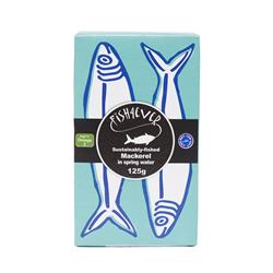 Fish4Ever Mackerel in Spring Water 125g
