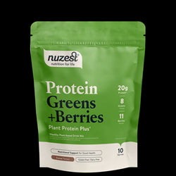 Nuzest Protein Plus Greens + Berries Cocoa Flavour 300g