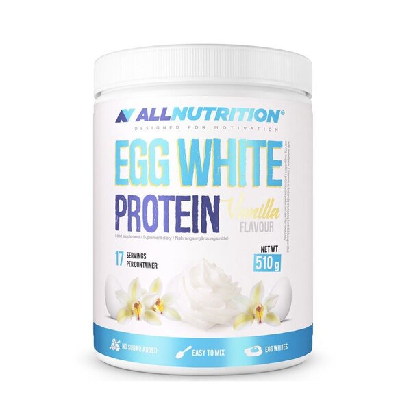 Allnutrition, Egg White Protein, Vanilla - 510g