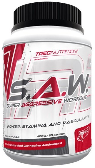 Trec Nutrition, S.A.W. Powder, Blackcurrant Lemon - 400g