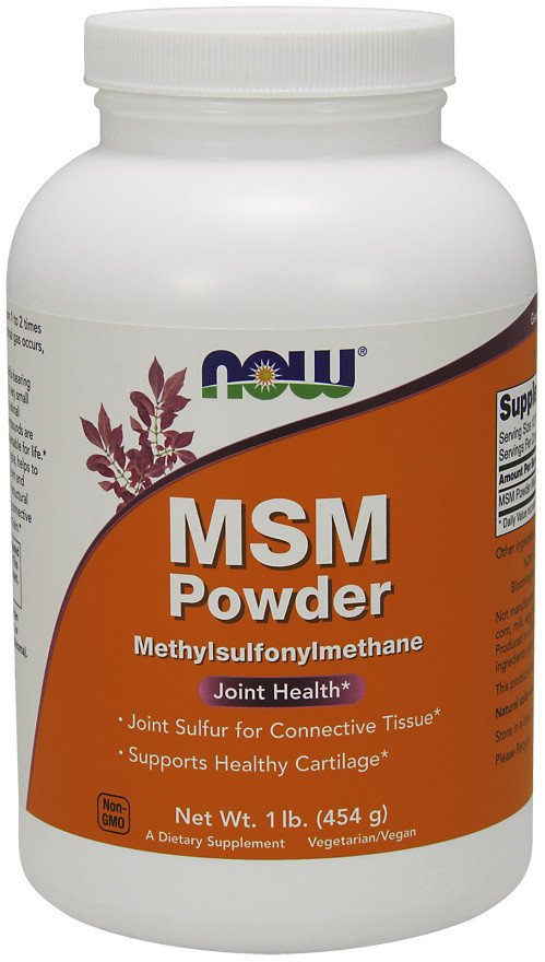 NOW Foods, MSM Methylsulphonylmethane, Powder - 454g