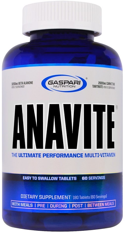 Gaspari Nutrition, Anavite - 180 tablets