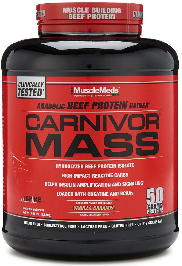MuscleMeds, Carnivor Mass, Chocolate Peanut Butter - 2744g