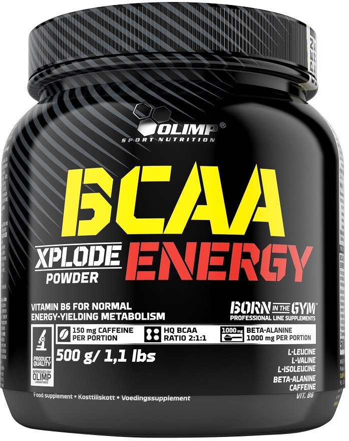 Olimp Nutrition, BCAA Xplode Energy, Fruit Punch - 500g