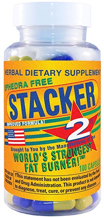 Stacker2 Europe, Stacker 2 Ephedra Free - 100 caps