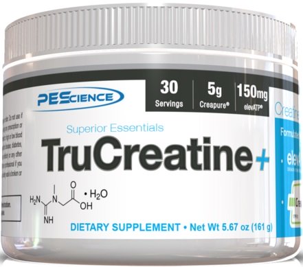 PEScience, TruCreatine+ Powder, Unflavored - 161g