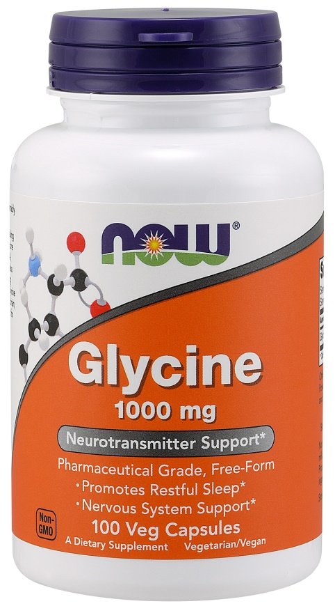 NOW Foods, Glycine, 1000mg - 100 vcaps