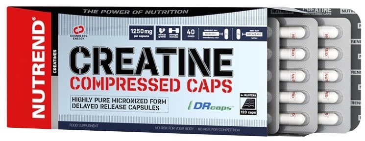 Nutrend, Creatine Compressed Caps - 120 caps