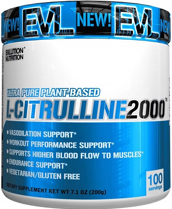 EVLution Nutrition, L-Citrulline 2000, Unflavoured - 200g