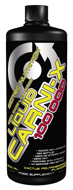 SciTec, Liquid Carni-X 100000, Cactus Figs Pineapple - 500 ml.