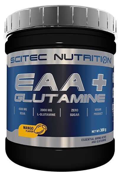 SciTec, EAA + Glutamine, Mango - 300g