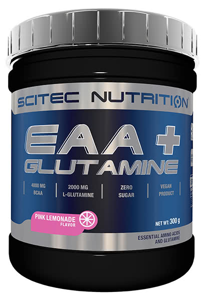 SciTec, EAA + Glutamine, Pink Lemonade - 300g