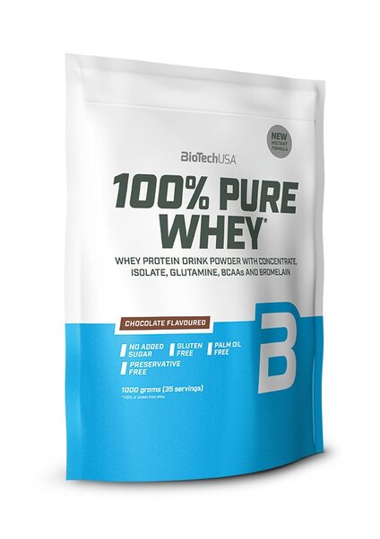 BioTechUSA, 100% Pure Whey, Bourbon Vanilla - 1000g