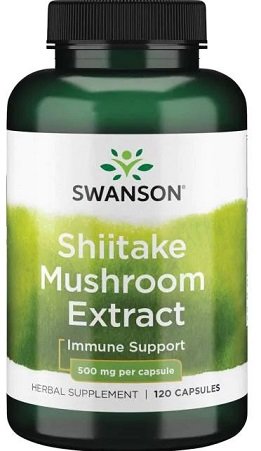 Swanson, Shiitake Mushroom Extract, 500mg - 120 caps
