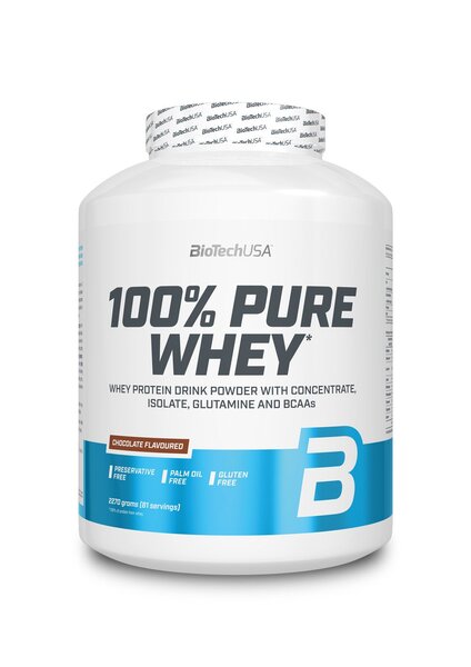 BioTechUSA, 100% Pure Whey, Bourbon Vanilla - 2270g