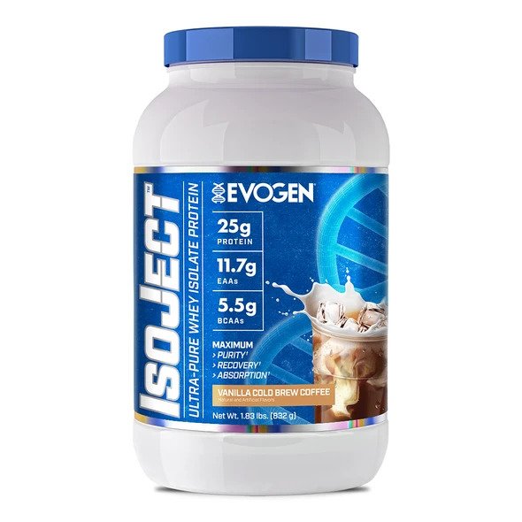 Evogen, IsoJect, Vanilla Cold Brew Coffee - 832g