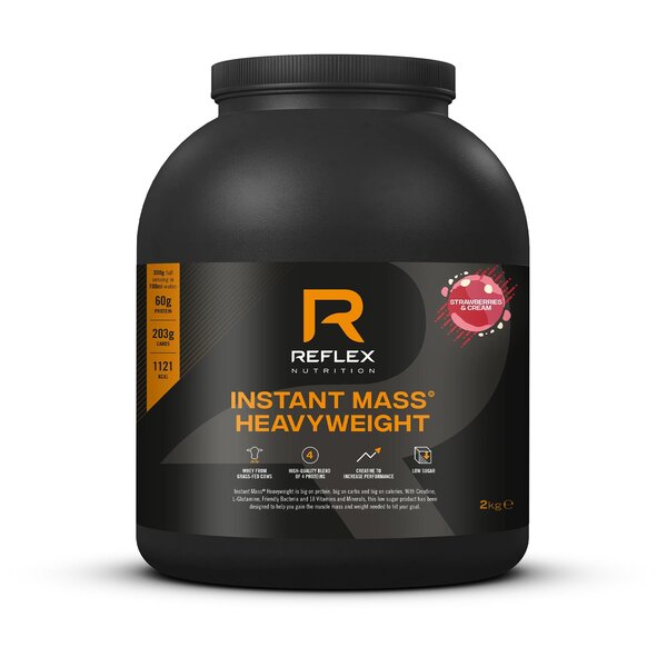 Reflex Nutrition, Instant Mass Heavyweight, Strawberries & Cream - 2000g