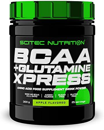 SciTec, BCAA + Glutamine XPress, Apple - 300g