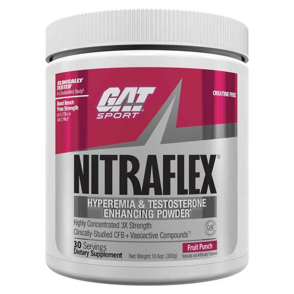 GAT, Nitraflex Classic, Fruit Punch - 300g