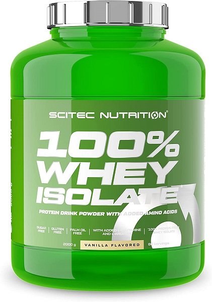 SciTec, 100% Whey Isolate, Vanilla - 2000g