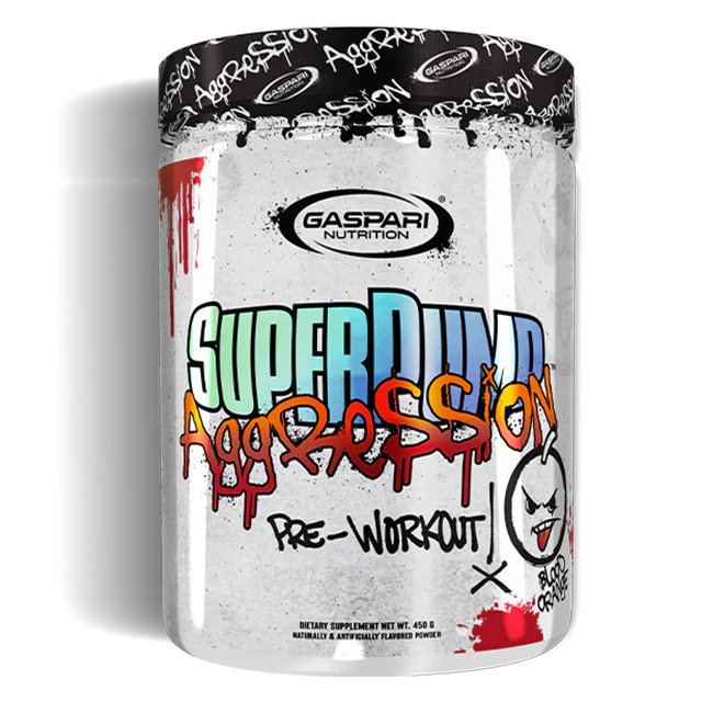 Gaspari Nutrition, SuperPump Aggression, Blood Orange - 450g