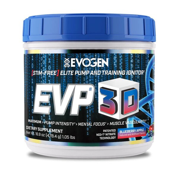 Evogen, EVP 3D, Blueberry Apple - 478g