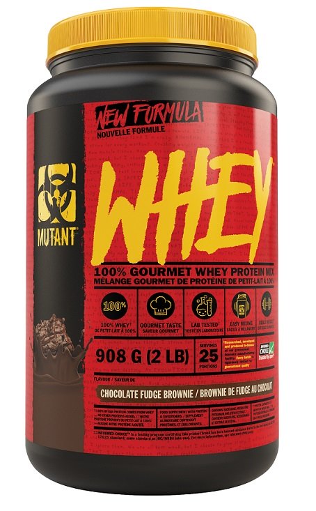 Mutant, Mutant Whey, Chocolate Fudge Brownie - 908g