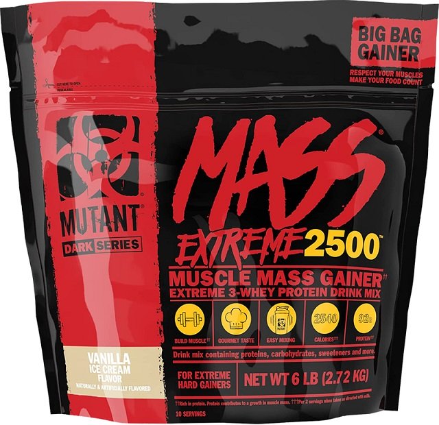 Mutant, Mutant Mass Extreme 2500, Vanilla Ice Cream - 2720g