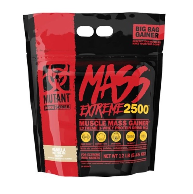 Mutant, Mutant Mass Extreme 2500, Vanilla Ice Cream - 5450g