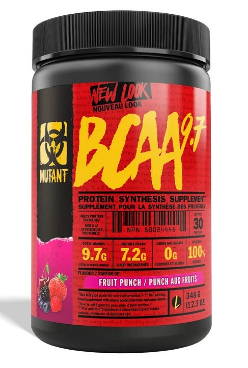 Mutant, Mutant BCAA 9.7, Fruit Punch - 348g