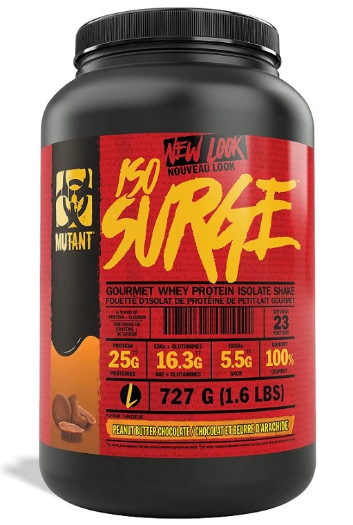 Mutant, Iso Surge, Peanut Butter Chocolate - 727g