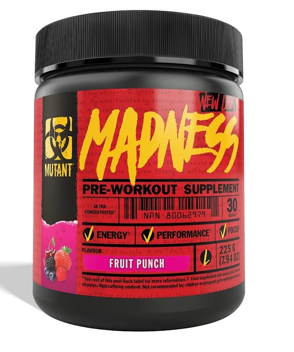 Mutant, Mutant Madness, Fruit Punch - 225g