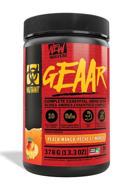 Mutant, GEAAR, Peach Mango - 378g