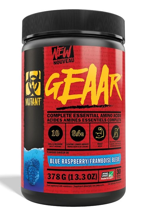 Mutant, GEAAR, Blue Raspberry - 378g