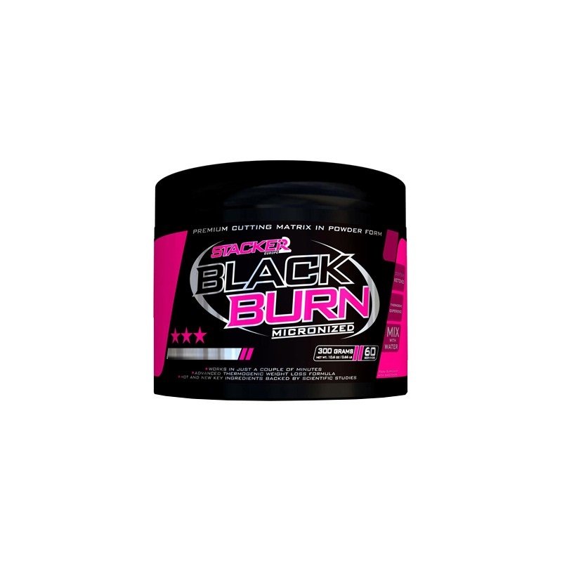Stacker2 Europe, Black Burn Micronized, Lemon - 300g